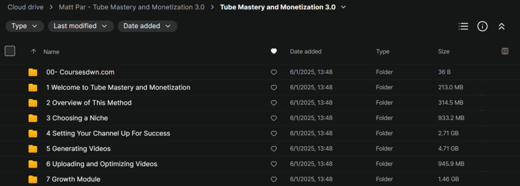 Matt Par – Tube Mastery and Monetization 3.0