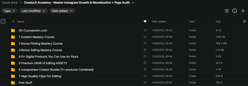 CreatorX Academy – Master Instagram Growth & Monetization + Page Audit