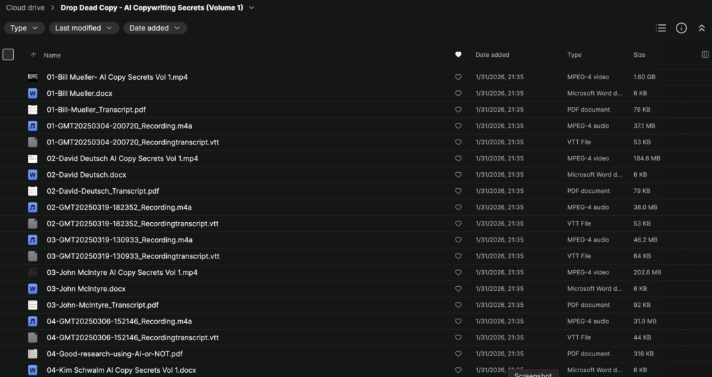 Drop Dead Copy – AI Copywriting Secrets (Volume 1)
