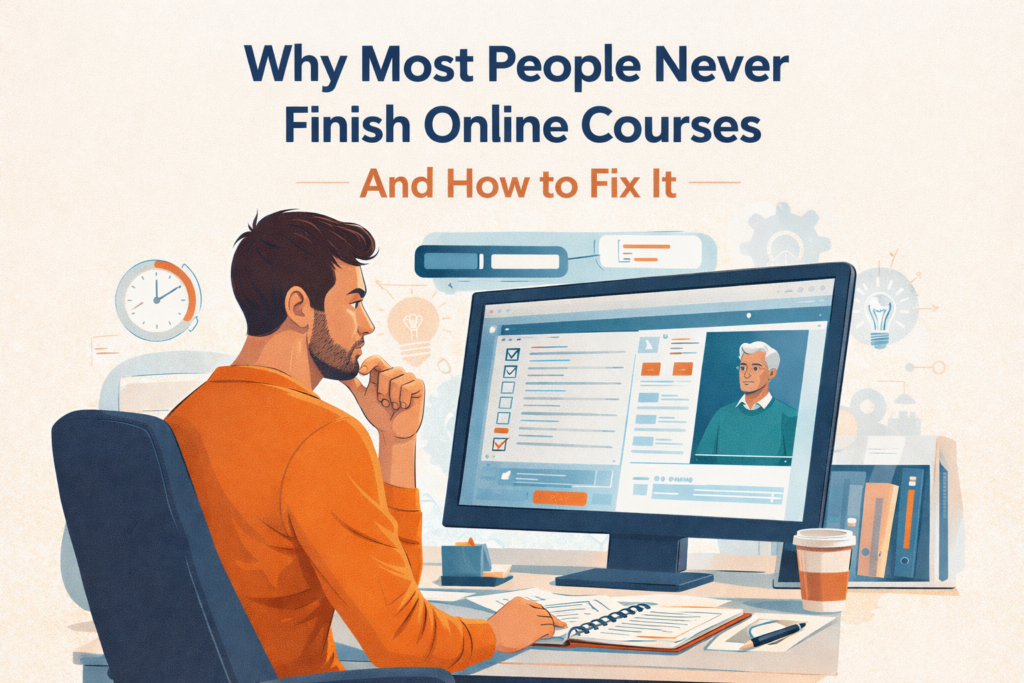 Why Most People Never Finish Online Courses (And How to Fix It)