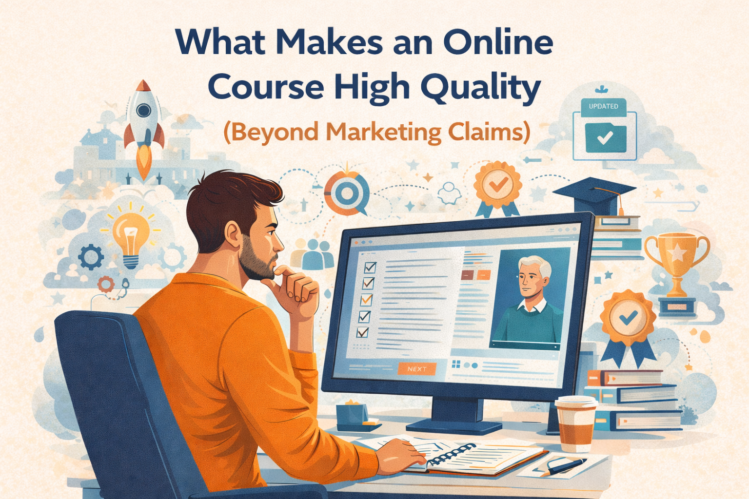 What Makes an Online Course High Quality (Beyond Marketing Claims)
