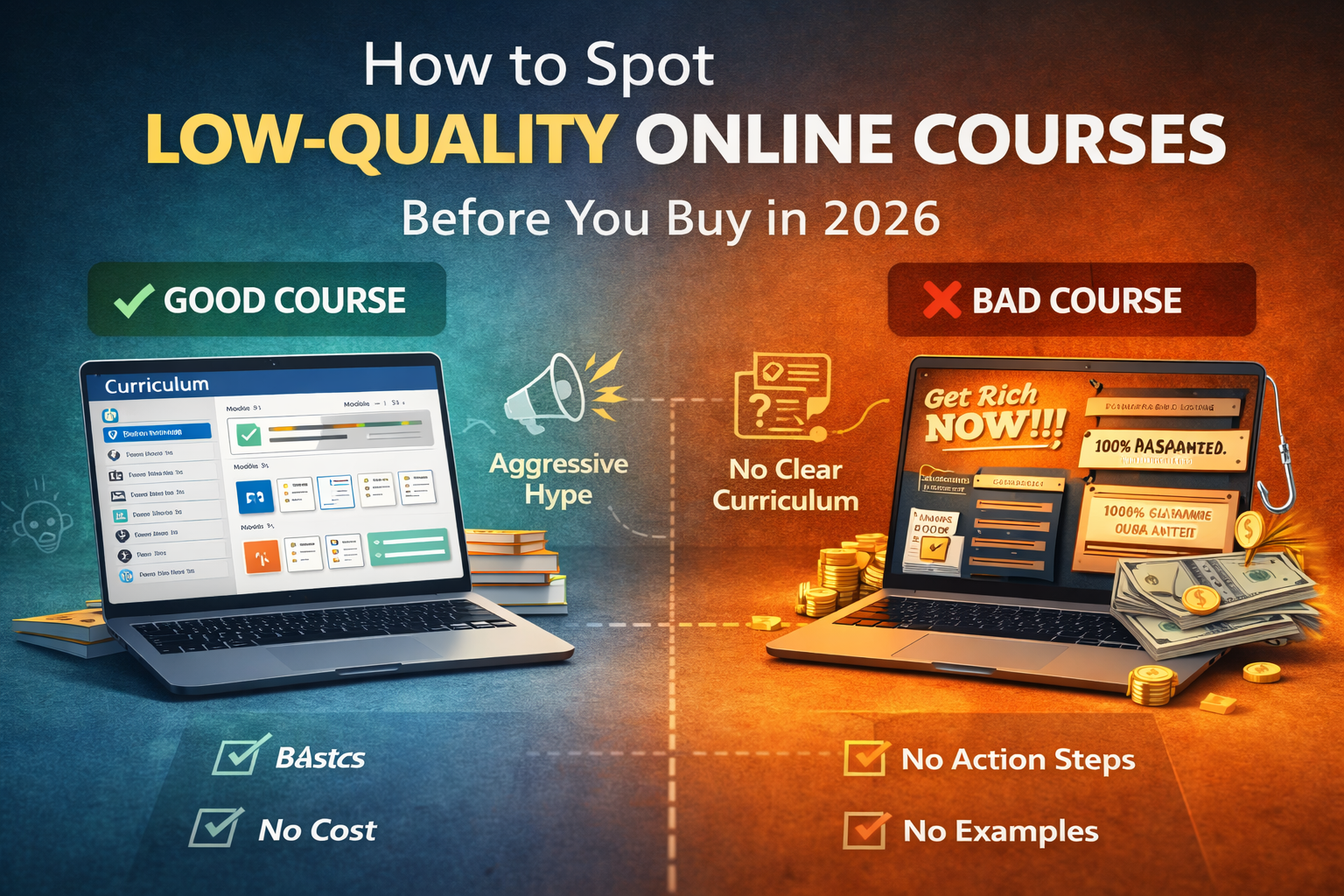How to Spot Low-Quality Online Courses Before You Buy (2026 Guide)