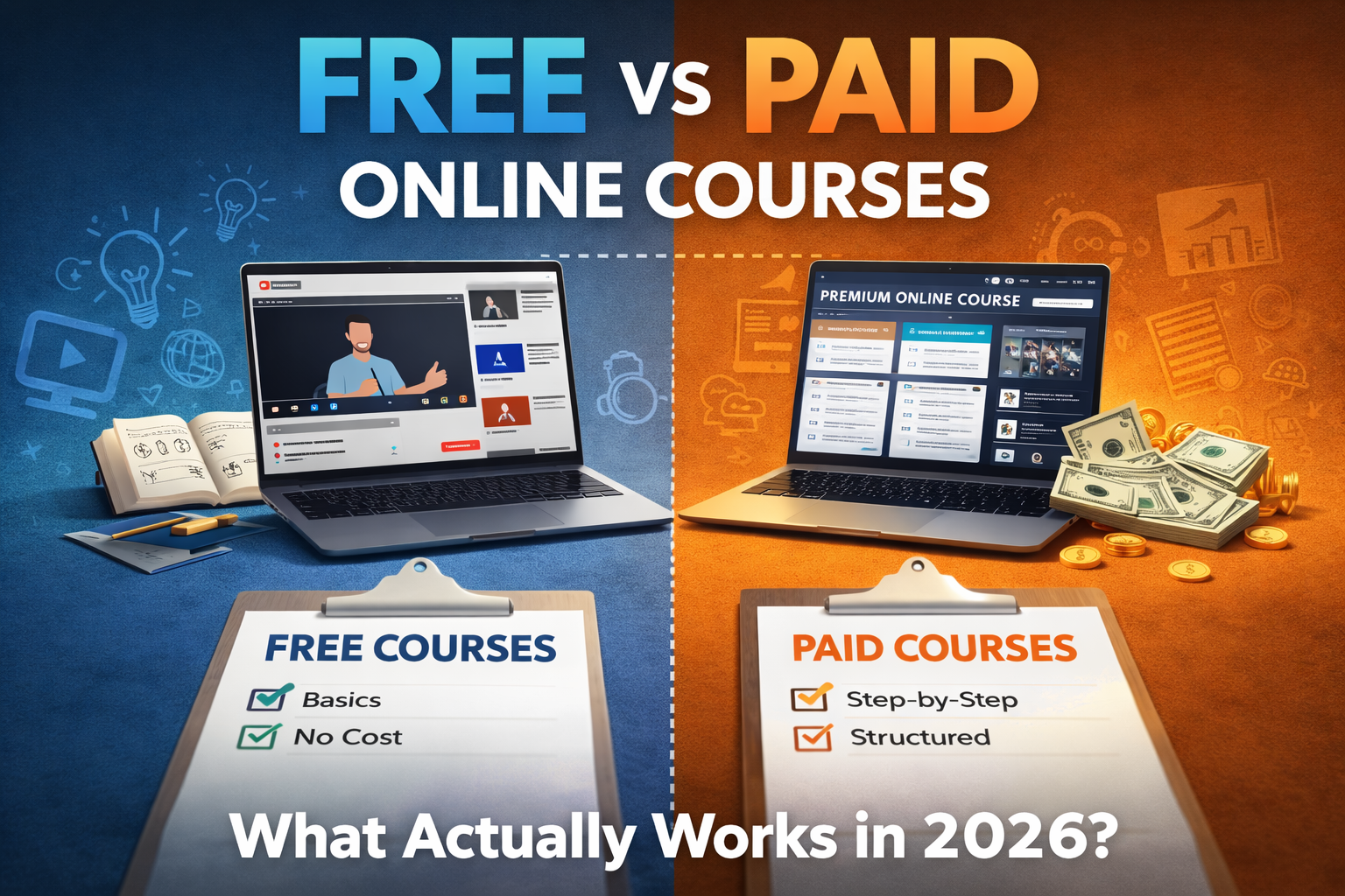 Free vs Paid Online Courses: What Actually Works in 2026?