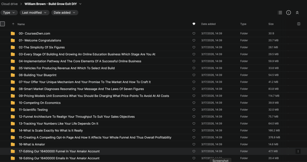 William Brown – Build Grow & Exit DIY