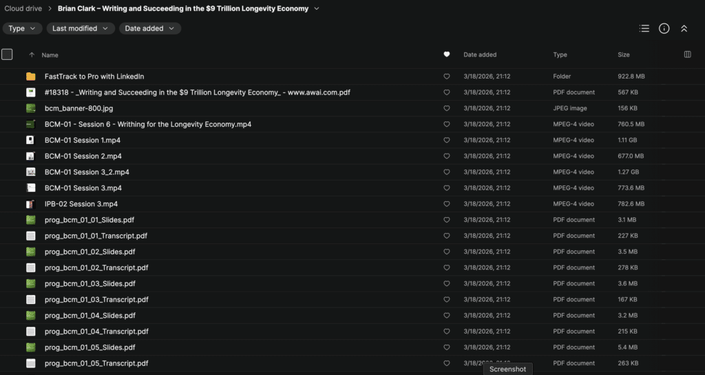 Brian Clark – Writing and Succeeding in the $9 Trillion Longevity Economy