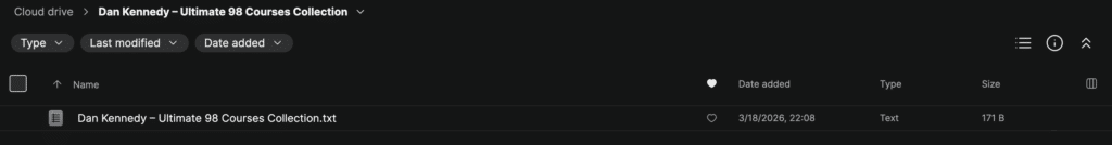 Dan Kennedy – Ultimate 98 Courses Collection