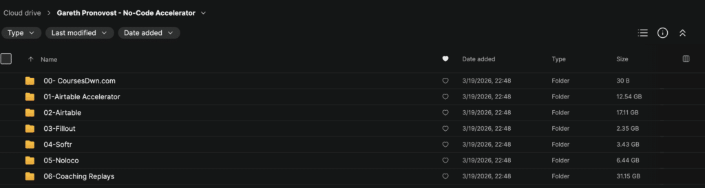 Gareth Pronovost – No-Code Accelerator