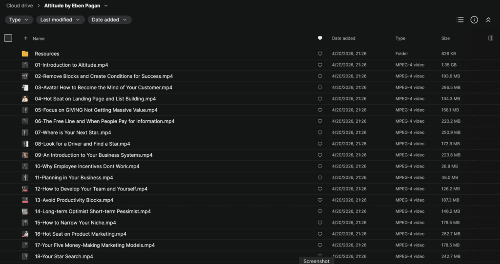 Eben Pagan – Altitude